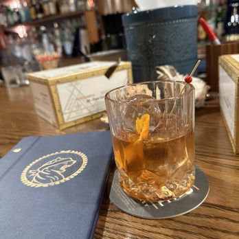 The Bearded Barber - The perfect old fashioned cocktail made by Chris - Speakeasies Near Me - New River, Arizona