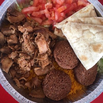 The Halal Guys - Falafel and chicken combo - Middle Eastern Near Me - Houston, Texas The Halal Guys - Falafel and chicken combo - Middle Eastern Near Me - Houston, Texas