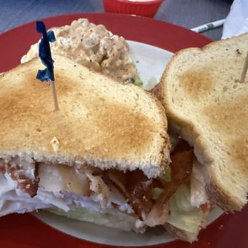 Sunny's Café - A tasty Turkey Club with the 1,000 island drizzled on top and the best potato salad on the face of the planet - Coffee & Tea Near Me - Dayton, Nevada Sunny's Café - A tasty Turkey Club with the 1,000 island drizzled on top and the best potato salad on the face of the planet - Coffee & Tea Near Me - Dayton, Nevada