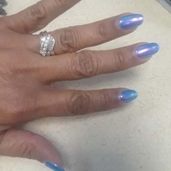 Princess Nails & Spa - 18 days after the 1st visit.  New growth otherwise they look just as good as on the first day. Excellent job!! - Nail Salons Near Me - Pasadena, California