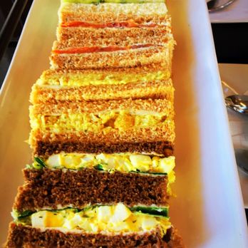 William Dean Chocolates - Close up of the delicious first layer of tea sandwiches for afternoon tea! - Chocolatiers & Shops Near Me - Belleair Bluffs, Florida William Dean Chocolates - Close up of the delicious first layer of tea sandwiches for afternoon tea! - Chocolatiers & Shops Near Me - Belleair Bluffs, Florida