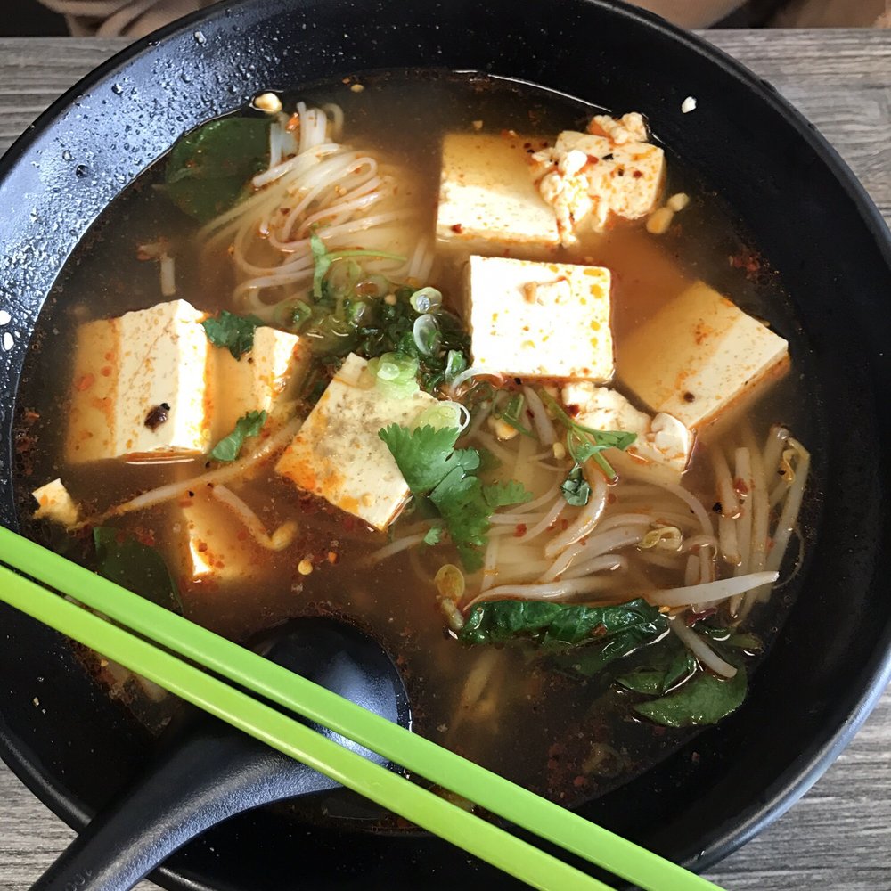 My Vegan - Tom yum noodle soup - Thai Near Me - Pasadena, California My Vegan - Tom yum noodle soup - Thai Near Me - Pasadena, California