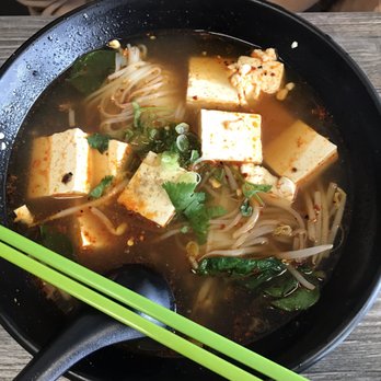 My Vegan - Tom yum noodle soup - Thai Near Me - Pasadena, California