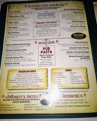 Menu photo 1 Flanagan's Pub Shillington, PA Menu photo 1 Flanagan's Pub Shillington, PA