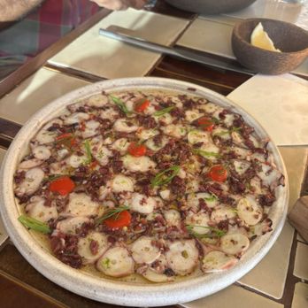 Casa Neos - Octopus carpaccio - Mediterranean Near Me - Miami, Florida Casa Neos - Octopus carpaccio - Mediterranean Near Me - Miami, Florida