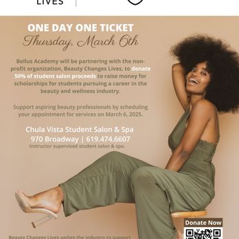 Bellus Academy - Chula Vista - Join Bellus Academy on Thursday, March 6th, for a relaxing salon service. - Cosmetology Schools Near Me - Chula Vista, California Bellus Academy - Chula Vista - Join Bellus Academy on Thursday, March 6th, for a relaxing salon service. - Cosmetology Schools Near Me - Chula Vista, California