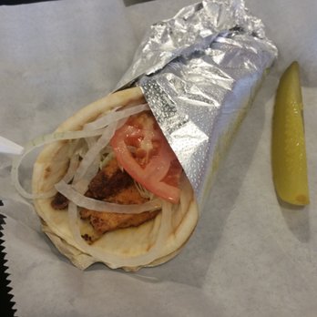 Main Street Deli - Seasoned chicken gyro. Very flavorful and tender chicken. - Delis Near Me - Garland, Texas