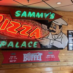Sammy's Pizza & Restaurant - West Duluth - Sign inside