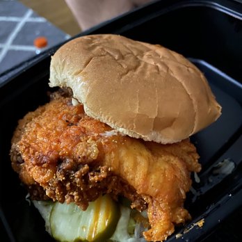 ClusterTruck - Nashville hot chicken sandwich- hot!! - Food Delivery Services Near Me - Indianapolis, Indiana