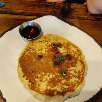 Egg Harbor Café - Kids rainbow pancake 6 year old was super happy with this!!! - Breakfast & Brunch Near Me - Lake Geneva, Wisconsin Egg Harbor Café - Kids rainbow pancake 6 year old was super happy with this!!! - Breakfast & Brunch Near Me - Lake Geneva, Wisconsin