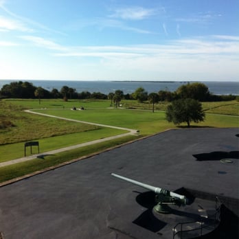 Fort Moultrie - Standing on top of the fort, enjoying the view! - Landmarks & Historical Buildings Near Me - Sullivan's Island, South Carolina