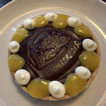 Bar Esper - Dark Chocolate and Passion Fruit Tart - Portuguese Near Me - San Francisco, California