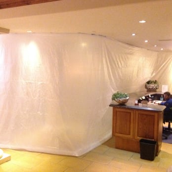 Eco Flood & Mold Remediation - Containing the Workspace from the entryway in high end condominium complex in La Jolla - Damage Restoration Near Me - Lakeside, California Eco Flood & Mold Remediation - Containing the Workspace from the entryway in high end condominium complex in La Jolla - Damage Restoration Near Me - Lakeside, California