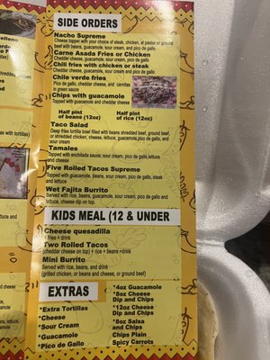 Menu photo 2 El Super Taco Tulsa, OK