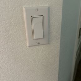 New master closet switch. New master closet switch.