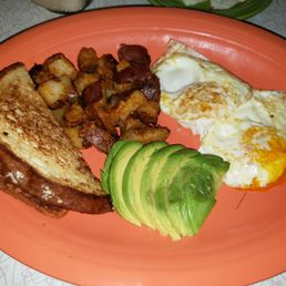 Martha's plate with Avocado.