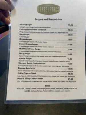 Menu photo 2 Three Forks Bar & Grill Hill City, SD