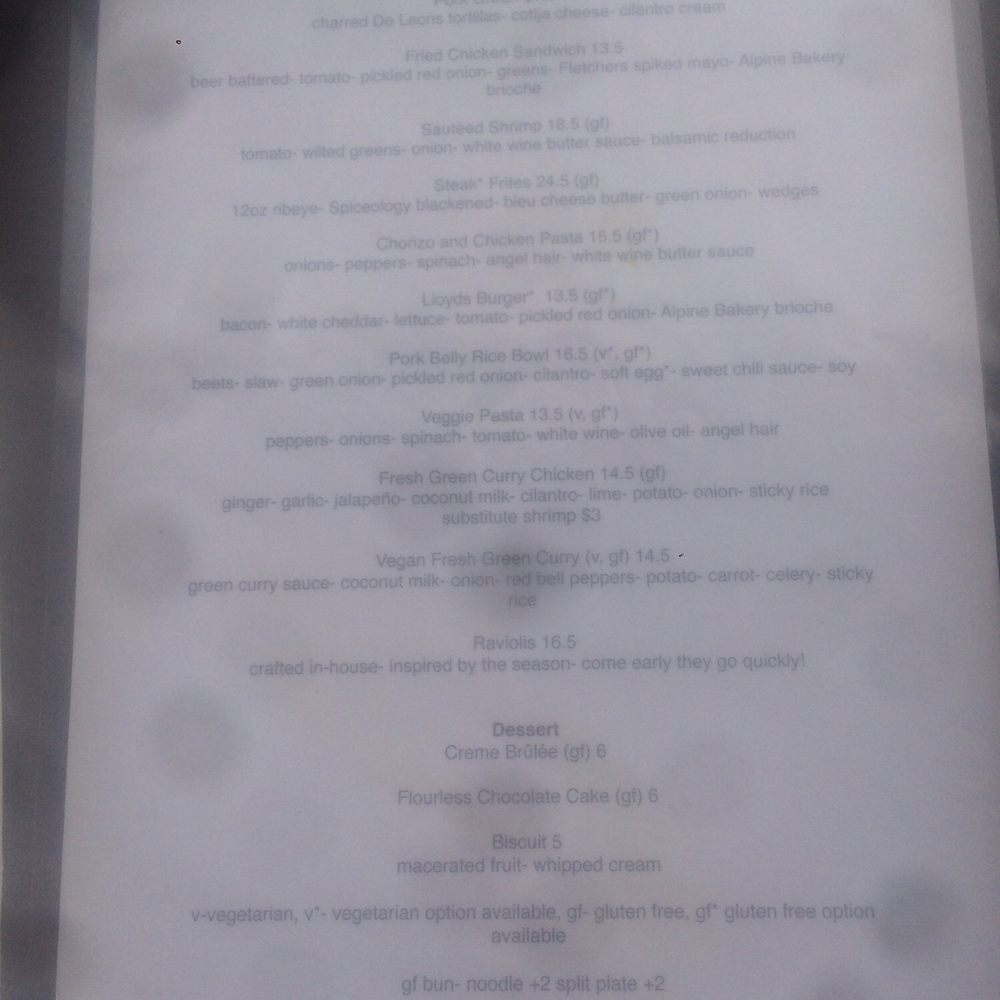 Elliotts an Urban Kitchen - Menu - New American Near Me - Spokane, Washington Elliotts an Urban Kitchen - Menu - New American Near Me - Spokane, Washington