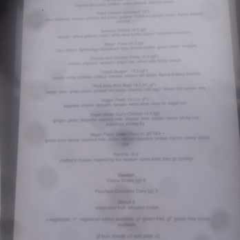 Elliotts an Urban Kitchen - Menu - New American Near Me - Spokane, Washington