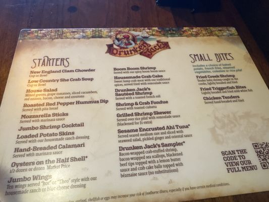 Menu photo 4 Drunken Jack's Restaurant & Lounge Murrells Inlet, SC Menu photo 4 Drunken Jack's Restaurant & Lounge Murrells Inlet, SC