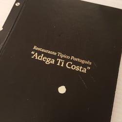 Restaurante Adega TiCosta - Menu