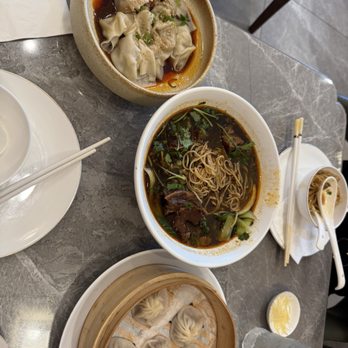 Yum Long - Premium Wagyu Beef Xiao Long Bao(6), Braised Beef Noodle Soup, Chili Oil Wonton(8) - Chinese Near Me - Monterey Park, California Yum Long - Premium Wagyu Beef Xiao Long Bao(6), Braised Beef Noodle Soup, Chili Oil Wonton(8) - Chinese Near Me - Monterey Park, California
