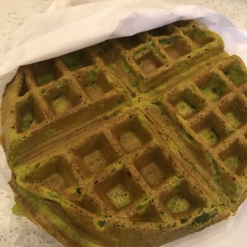 BAMBU - pandan waffle - huge portions - Bubble Tea Near Me - Minneapolis, Minnesota