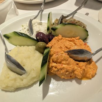 Mythos Authentic Greek Cuisine - Dip sampler - Greek Near Me - Flushing, New York Mythos Authentic Greek Cuisine - Dip sampler - Greek Near Me - Flushing, New York