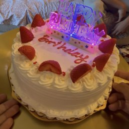strawberry sponge with the whip cream strawberry sponge with the whip cream