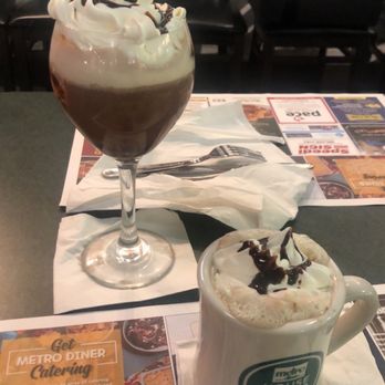 Metro Diner - Ice cream hot chocolate, TRY IT! - American Near Me - Daytona Beach, Florida Metro Diner - Ice cream hot chocolate, TRY IT! - American Near Me - Daytona Beach, Florida