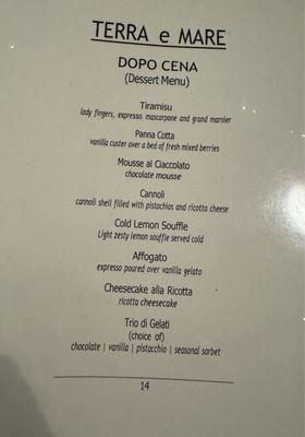 Menu photo 1 Terra e Mare Los Angeles, CA Menu photo 1 Terra e Mare Los Angeles, CA