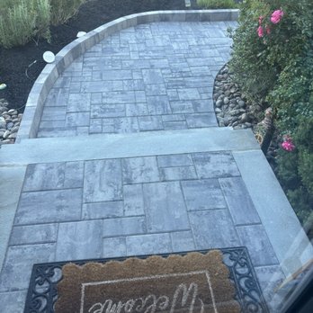 LMB landscaping - View of the work from front door! - Landscaping Near Me