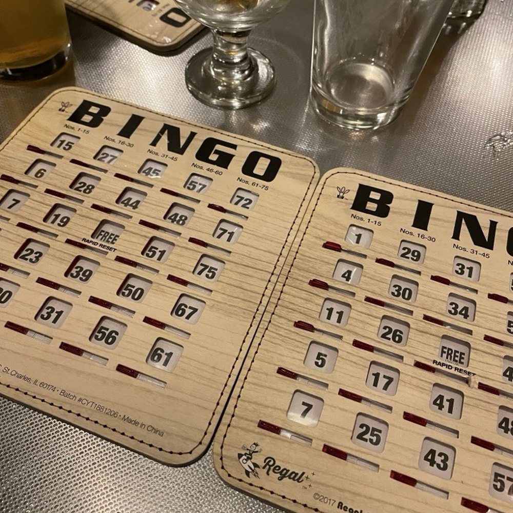 Monthly bingo at the brewery!