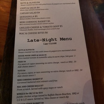 Kelly's Olympian - Happy hour and late night menu (December 2018) - Dive Bars Near Me - Portland, Oregon