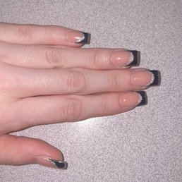 Square French nails