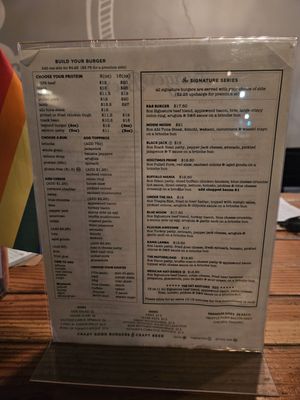 Menu photo 3 Brooklyn Burgers & Beer Brooklyn, NY