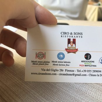 Ciro & Sons - Italian Near Me - Florence, FI