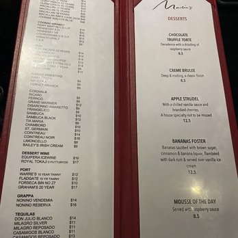 Martin's - Dessert menu - German Near Me - Key West, Florida Martin's - Dessert menu - German Near Me - Key West, Florida
