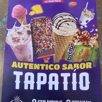 Guadalajara Tacos - Ice cream menu - Mexican Near Me - Hayward, California