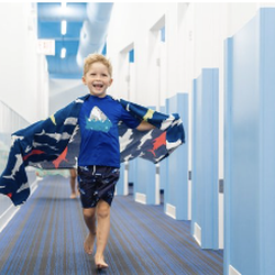 Big Blue Swim School - There are always plenty of changing rooms available!
