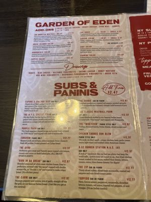 Menu photo 2 Carmines Pie House Jacksonville, FL