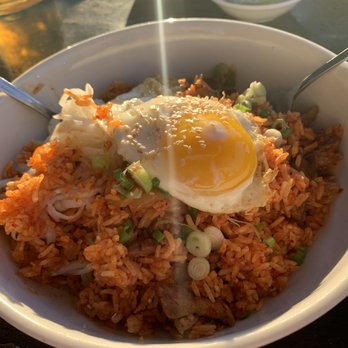 Biergarten - kimchi fried rice. YES! - Gastropubs Near Me - Los Angeles, California