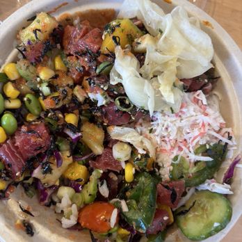 Poké House - San Mateo - Large Build Your Own (4 Scoops) - Poke Near Me - San Mateo, California