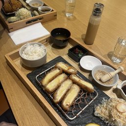Signature dishes (cheese, pork)