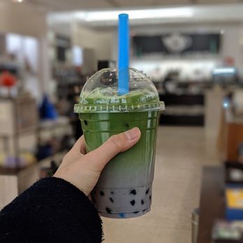 Short and Stout Tea - Two tone matcha (taro flavor with bubbles). Really good!! - Bubble Tea Near Me - Albany, New York Short and Stout Tea - Two tone matcha (taro flavor with bubbles). Really good!! - Bubble Tea Near Me - Albany, New York