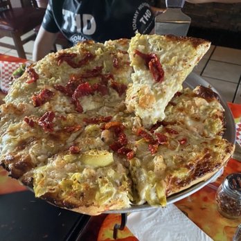 Vino's Pizza - Finding Nemo Shrimp Pizza - yummmmm! - Pizza Near Me - Carson City, Nevada