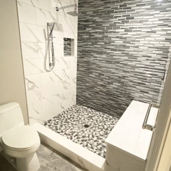 Stellar Remodels - a modern bathroom - General Contractors Near Me