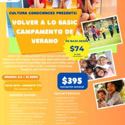 Back to Basics Summer Camp