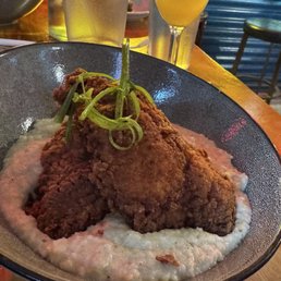 Brunch- Fish and grits