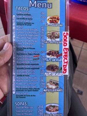 Menu photo 5 Mariscos el Mazateño Tijuana, BCN